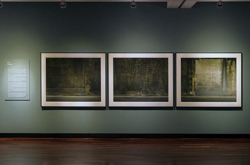 Installation view of John Riddy's exhibition 'Views from Shin-Fuji' at Galerie Paul Andriesse in 2010