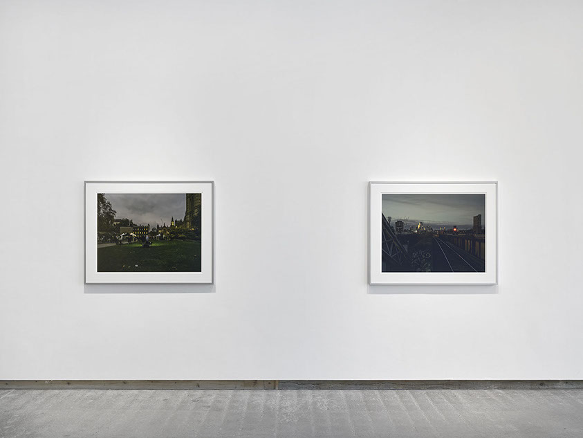 Installation view of John Riddy's exhibition 'Winter Landscape' at Frith Street Gallery in 2026