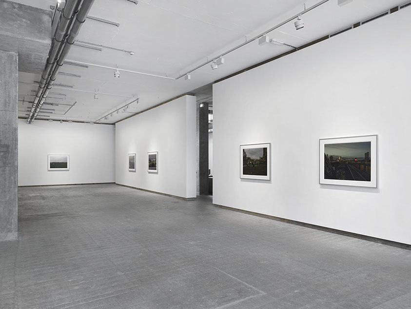 Installation view of John Riddy's exhibition 'Winter Landscape' at Frith Street Gallery in 2026