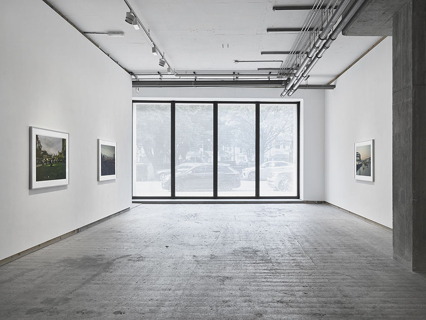 Installation view of John Riddy's exhibition 'Winter Landscape' at Frith Street Gallery in 2026