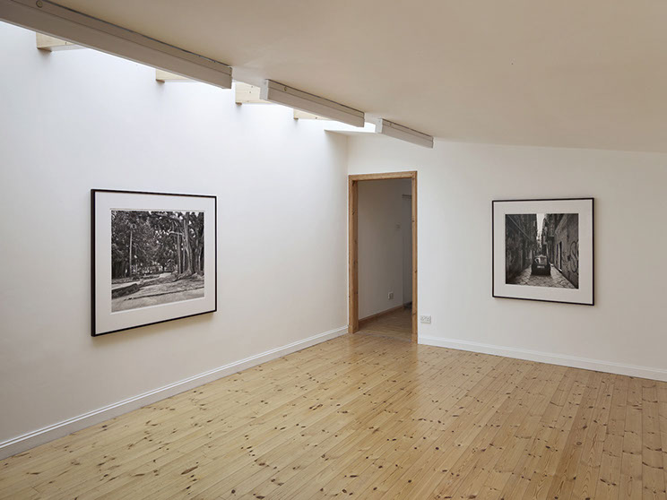 Installation view of John Riddy's exhibition 'Palermo' at Cairn Gallery Fife in 2012