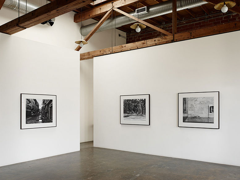 Installation view of John Riddy's exhibition 'Palermo' at Lawrence Markey in 2014