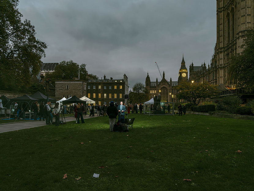 John Riddy 'London (College Green), 2024.'